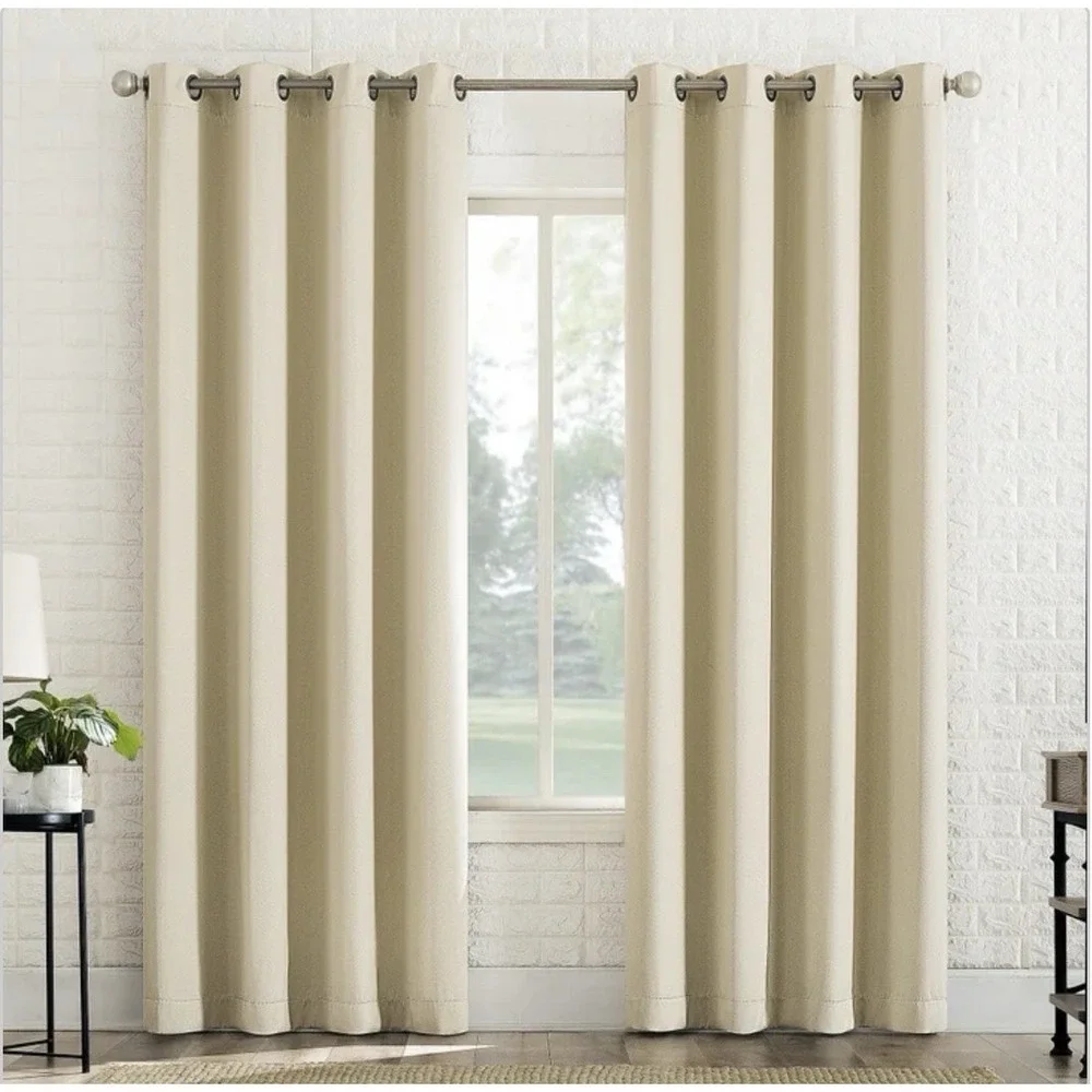 2 Panels SUNZero Total Blackout Lichtenberg Curtains Theater Grade 52
